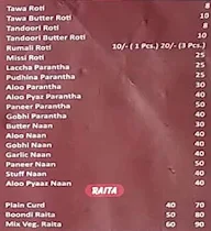 Singhewala Rasoi menu 2