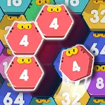 Cat Cell Connect - Merge Number Hexa Blocks Apk