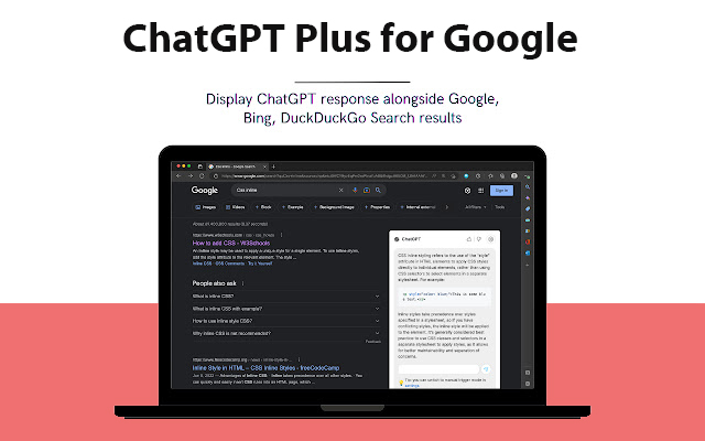 ChatGPT Plus for Google Preview image 0