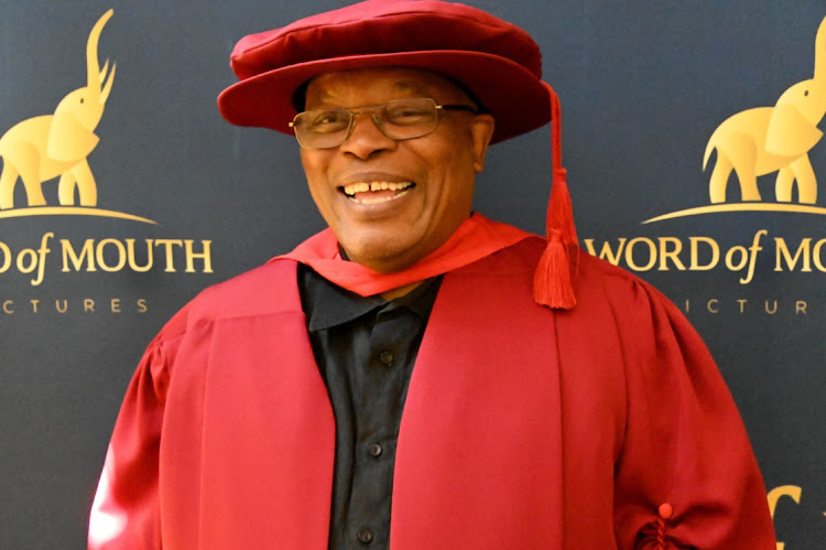 Duma ka Ndlovu during a graduation celebration at SABC M1 Studios on 9 December 2020 in Johannesburg. File Picture: Gallo Images/Oupa Bopape