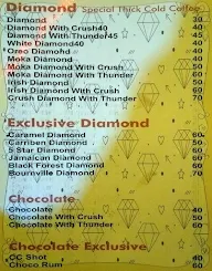 Cafe Diamond King menu 1