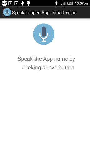 Speak to open App -smart voice