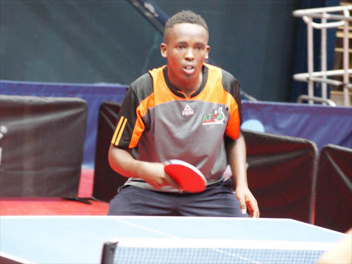 Bryan Mutuku during a past championship /COURTESY