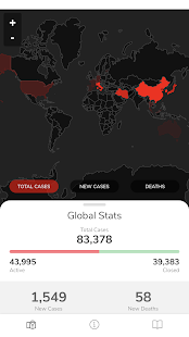 Coronavirus Tracker Captura de tela