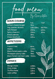 Queen's Kitchen menu 1