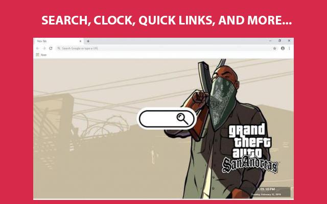 Gta San Andreas Full HD New Tab