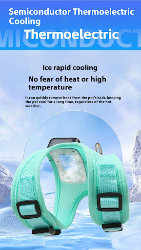 Title 3, Dog vest chest strap harness with air condition...