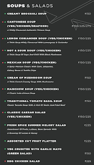 Prism Foods menu 1