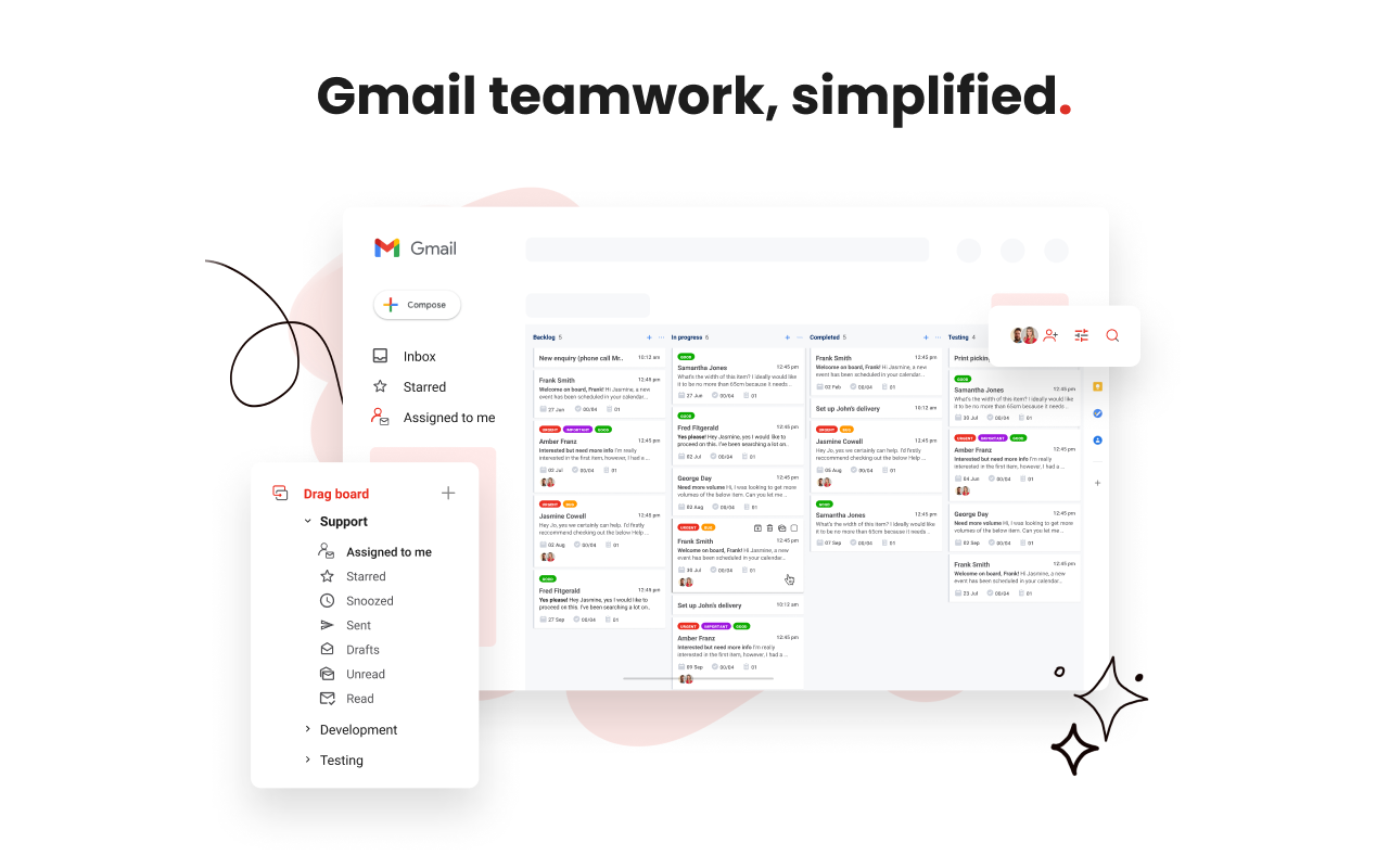 DragApp: Gmail shared inbox Preview image 3