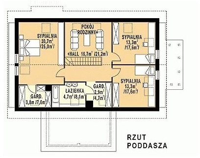 WB-3423 - Rzut poddasza