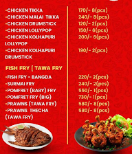 Javed Chicken Starters and Momo's menu 2