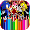 Herunterladen Coloring for Sonic game Installieren Sie Neueste APK Downloader