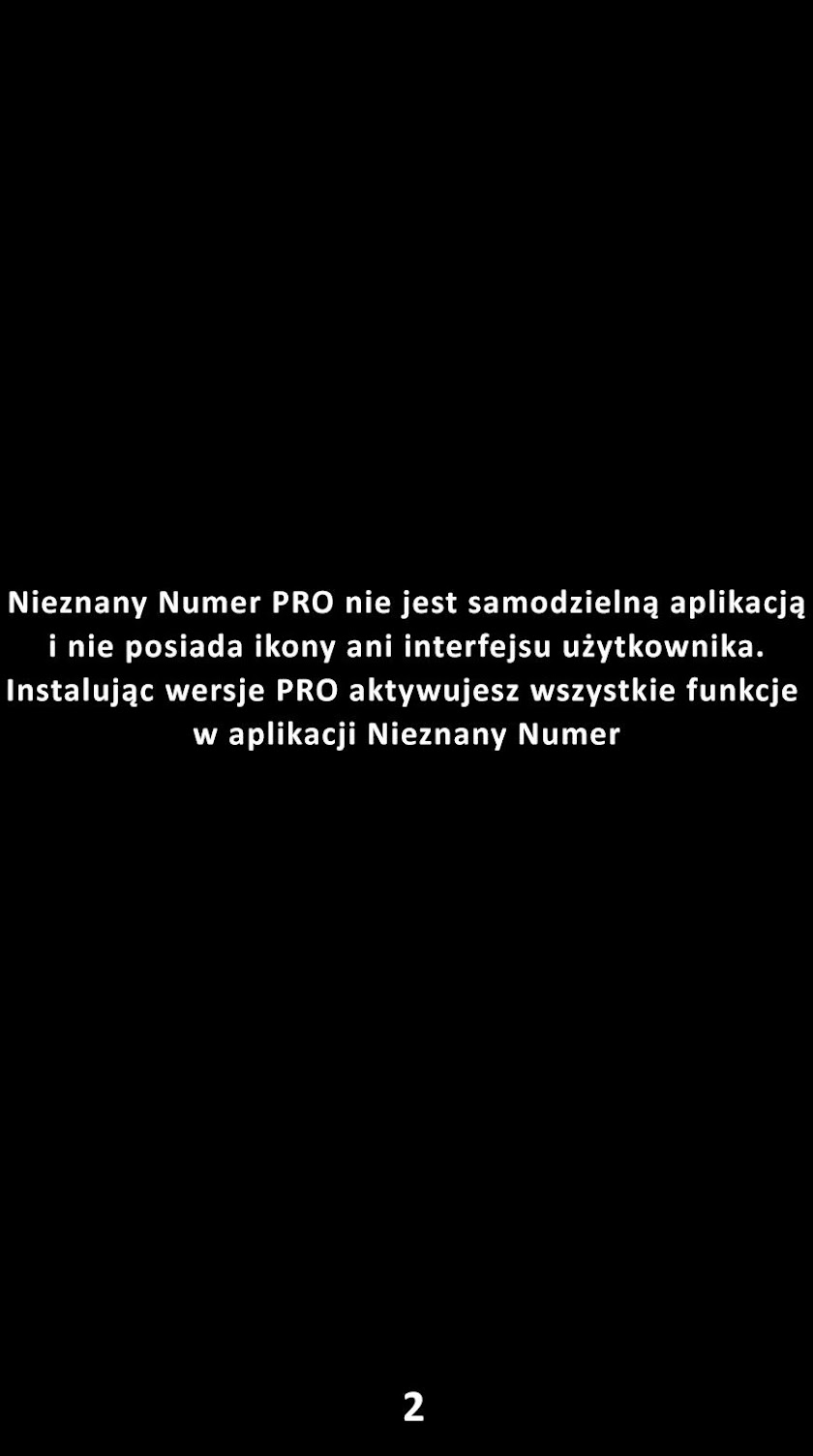 Nieznany Numer PRO Screen 2