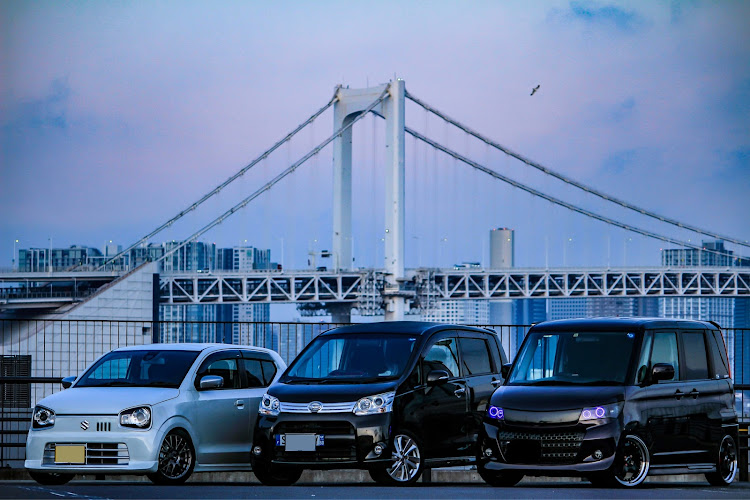 ムーヴカスタムのTEAM Excitación・LA100S・レインボーブリッジ・東京弾丸ツアー・夜明け前に関するカスタム事例の投稿画像5枚目