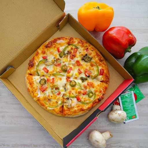 Spicy Yummy Pizza With Peri Peri Seasoning