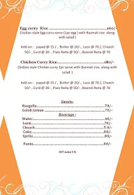 Chawal menu 3