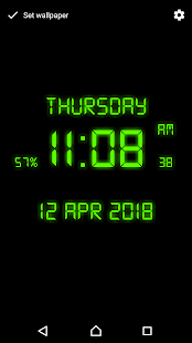 Digital Clock Live Wallpaper - Apps on Google Play