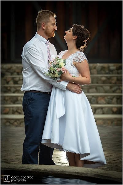 Photographe de mariage Deon Coetzee (deon). Photo du 1 janvier 2019