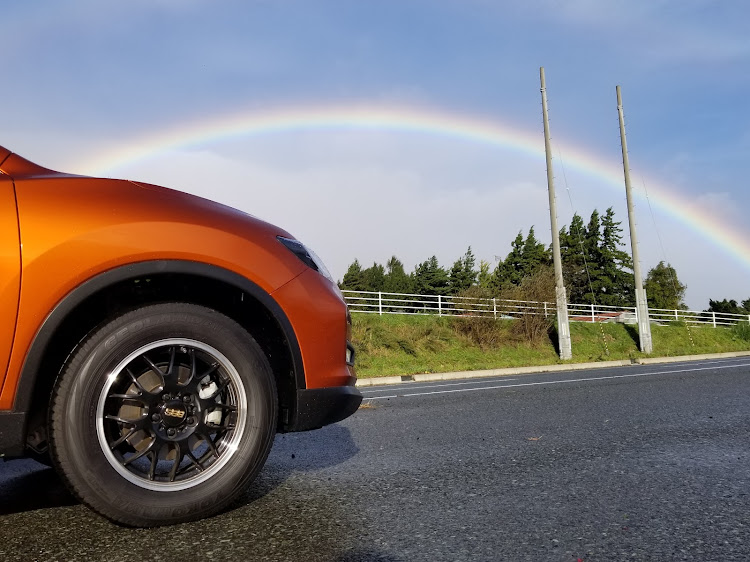 エクストレイルのドライブ・虹に関するカスタム事例の投稿画像2枚目