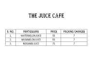 The Juice Cafe menu 1