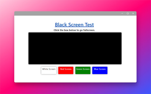 Black Screen