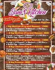 Sam's Kitchen menu 3
