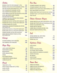 Kasturi Restaurant menu 1