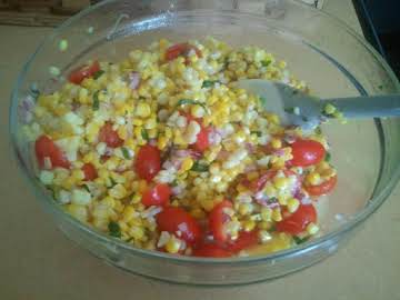 Fresh Corn and Cherry Tomato Salad