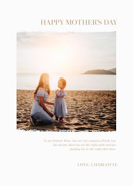 You Are My Compass - Mother's Day item