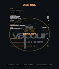 Vapour Bar Exchange menu 8