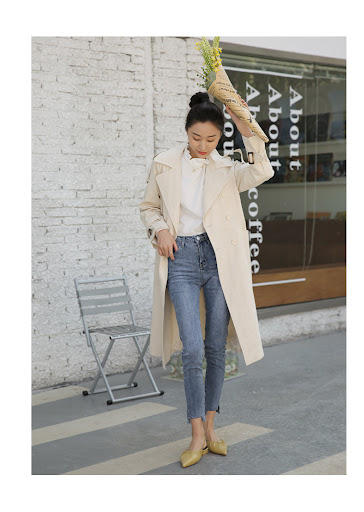 Title 15, Womens Retro Stretch Irregular Little Feet Jea...
