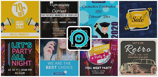 Poster maker flyer banner cover thumbnail designer apps on google play