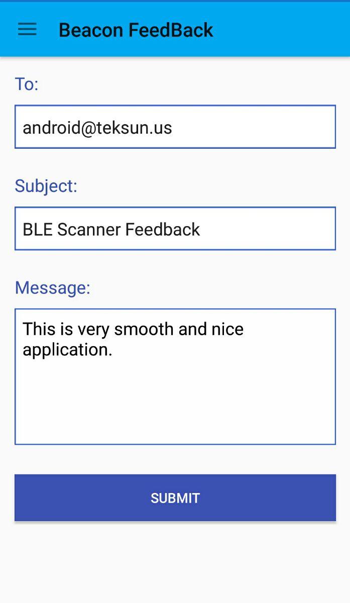 Beacon Scanner Screen 3