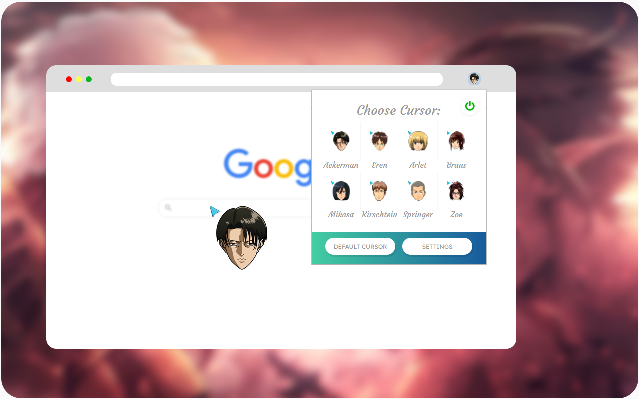 Attack on Titan Cursors Preview image 1