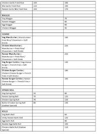 Gabbar Food Station menu 4