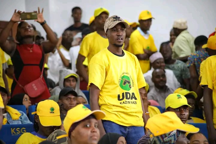 Mombasa UDA delegates during a meeting at the Government Training Institute (GTI) Mombasa June 24, 2023.