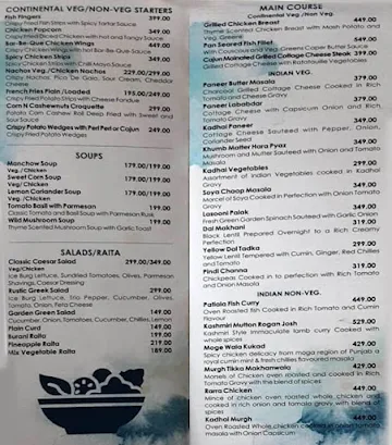 The Mohali Heights menu 