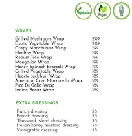 Loaf Road menu 1