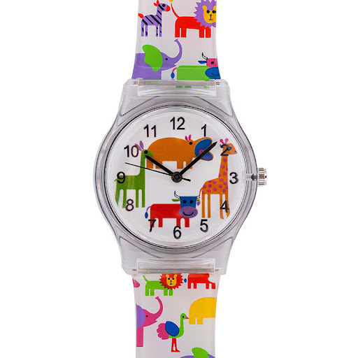Title 10, Striped student sports quartz watch. Durable, a...