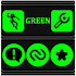 Green and Black Icon Pack ✨Free✨5.5