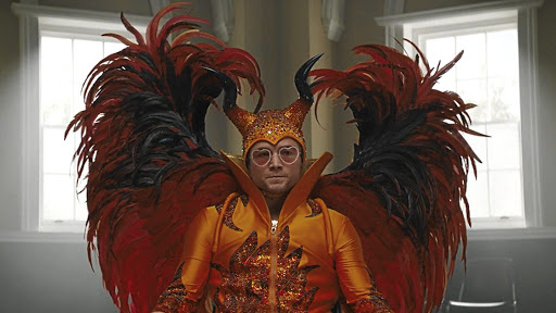 Taron Egerton as Elton John in 'Rocketman'.