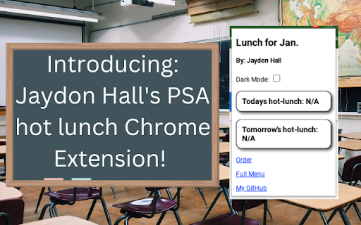 PSA Hot Lunch