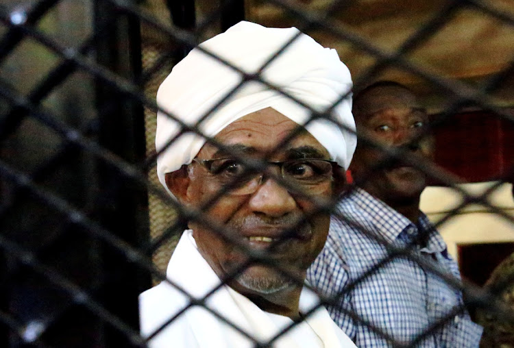 FILE PHOTO: Sudanese former president Omar Hassan al-Bashir, Haroun and Hussein are currently imprisoned in Sudan. Nourain is at large.