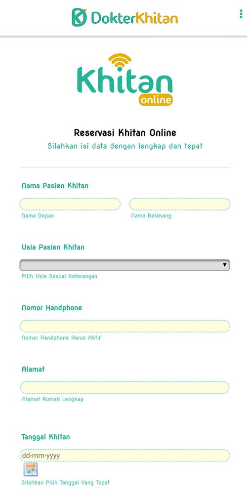 Скриншот Dokter Khitan - Aplikasi Khitan Online