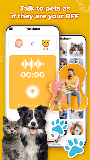 Screenshot Dog & Cat Translator Prank App