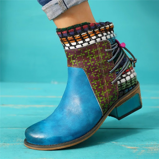 Title 3, Handmade ethnic short boots for a unique style....