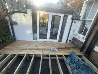 Decking installation and varnish  album cover