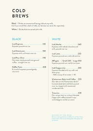 Blue Tokai Coffee Roasters menu 2