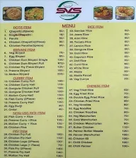 Svs Kitchen menu 1