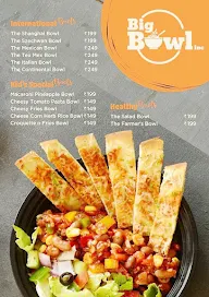 Big Bowl Inc menu 1